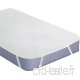 Utopia Bedding Protège Matelas Imperméable - Top en Coton éponge Respirant - Blanc - 90x200 cm - B07CZDMXVP